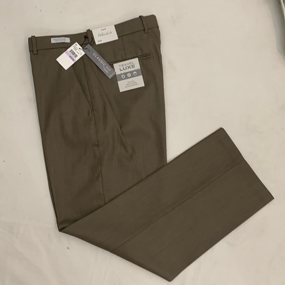 Perry Ellis Portfolio 32 X 30 Travel Luxe Modern Comfort Waist Mens Dress Pant